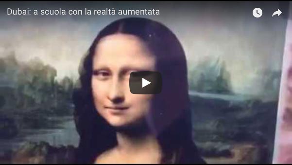 La Gioconda diventa un cartone animato in realtà aumentata